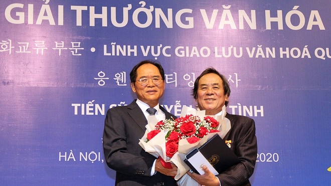 Người Việt Nam đầu tiên nhận giải thưởng văn hóa Sejong của Hàn Quốc Người Việt Nam đầu tiên nhận giải thưởng văn hóa Sejong của Hàn Quốc