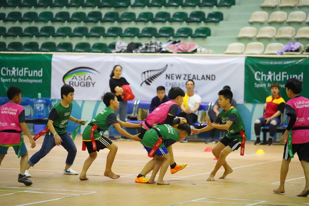 Đại sứ quán New Zealand, ChildFund mang sân chơi bóng bầu dục tới Việt Nam Đại sứ quán New Zealand, ChildFund mang sân chơi bóng bầu dục tới Việt Nam