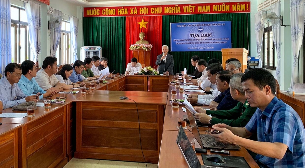 Gia Lai tổ chức toạ đàm Kỷ niệm 70 năm Ngày truyền thống Liên hiệp các tổ chức hữu nghị Gia Lai tổ chức toạ đàm Kỷ niệm 70 năm Ngày truyền thống Liên hiệp các tổ chức hữu nghị