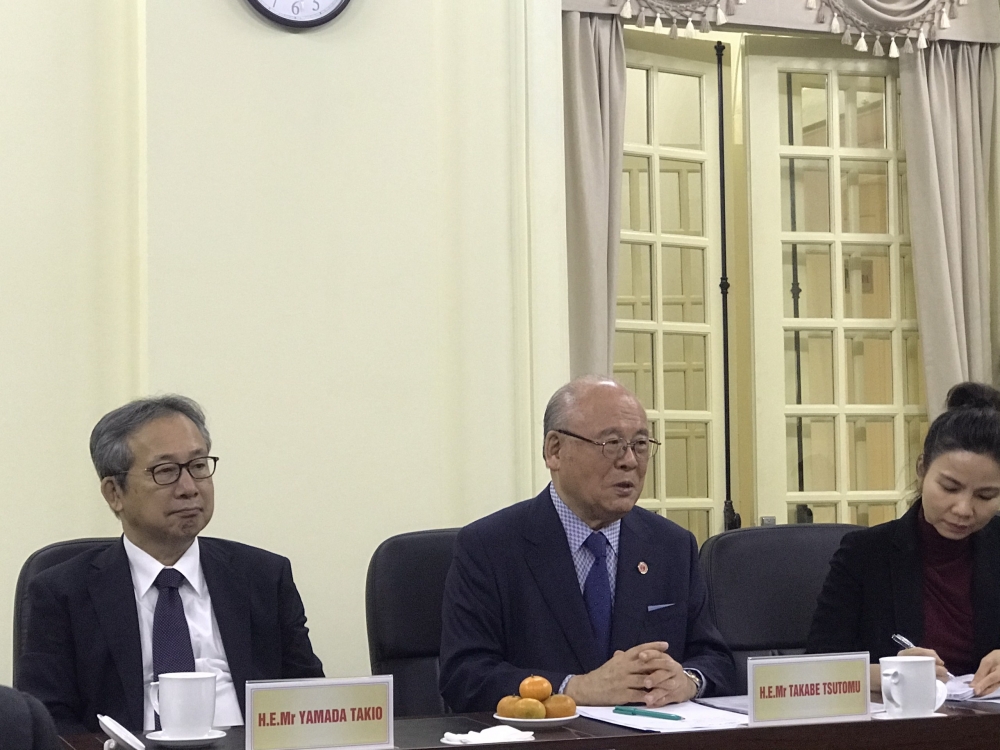Chủ tịch Nguyễn Phương Nga tiếp ông Takebe Tsutomu, Cố vấn đặc biệt Liên minh Nghị sĩ hữu nghị Nhật – Việt Chủ tịch Nguyễn Phương Nga tiếp ông Takebe Tsutomu, Cố vấn đặc biệt Liên minh Nghị sĩ hữu nghị Nhật – Việt
