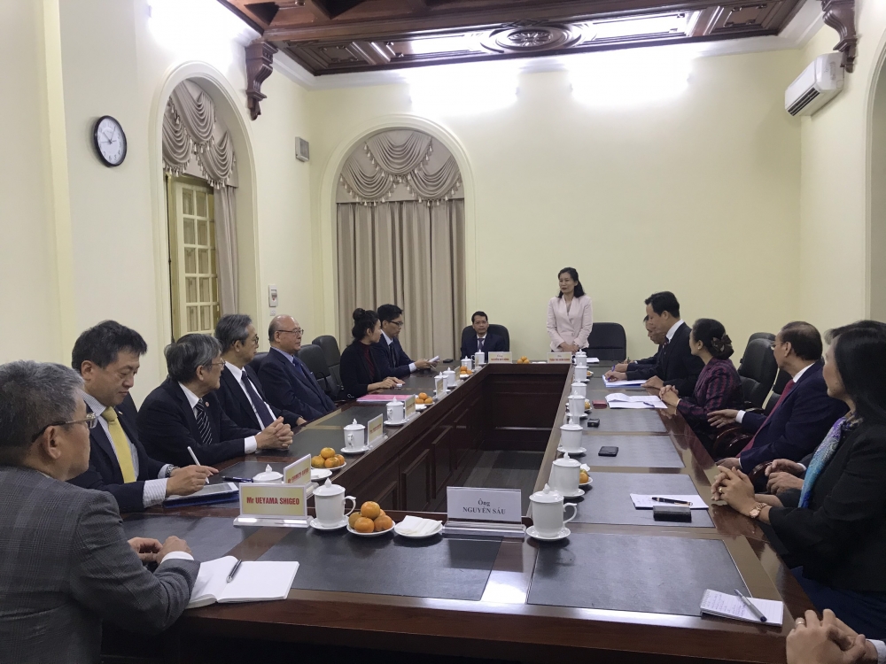 Chủ tịch Nguyễn Phương Nga tiếp ông Takebe Tsutomu, Cố vấn đặc biệt Liên minh Nghị sĩ hữu nghị Nhật – Việt Chủ tịch Nguyễn Phương Nga tiếp ông Takebe Tsutomu, Cố vấn đặc biệt Liên minh Nghị sĩ hữu nghị Nhật – Việt