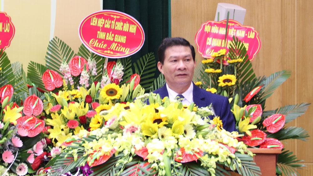 Ông Nguyễn Xuân Khởi, Chủ tịch Hội Hữu nghị Việt Nam - Lào tỉnh Bắc Giang khóa III tiếp tục được bầu giữ chức Chủ tịch khóa IV Ông Nguyễn Xuân Khởi, Chủ tịch Hội Hữu nghị Việt Nam - Lào tỉnh Bắc Giang khóa III tiếp tục được bầu giữ chức Chủ tịch khóa IV