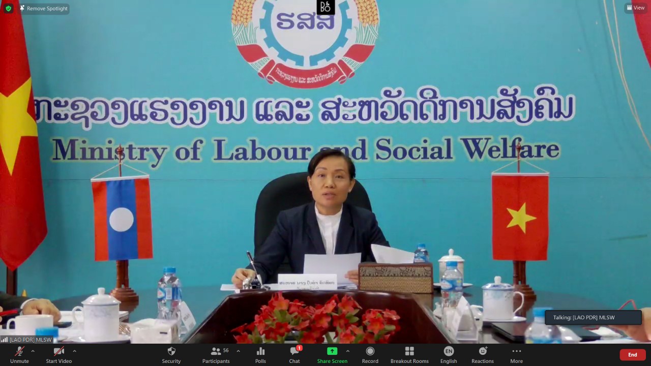 Việt Nam - Lào tăng cường mở rộng hợp tác trong lĩnh vực lao động và phúc lợi xã hội Việt Nam - Lào tăng cường mở rộng hợp tác trong lĩnh vực lao động và phúc lợi xã hội