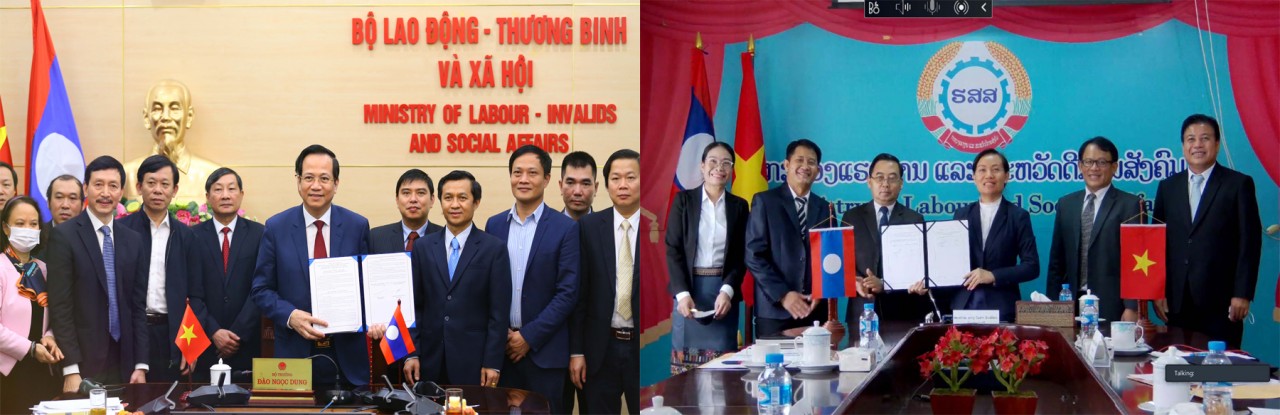 Việt Nam - Lào tăng cường mở rộng hợp tác trong lĩnh vực lao động và phúc lợi xã hội Việt Nam - Lào tăng cường mở rộng hợp tác trong lĩnh vực lao động và phúc lợi xã hội