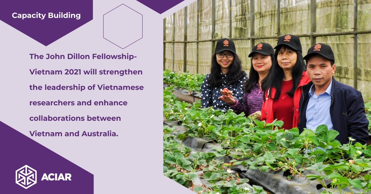 ACIAR trao 19 học bổng trong lĩnh vực nông nghiệp cho các nhà nghiên cứu Việt Nam ACIAR trao 19 học bổng trong lĩnh vực nông nghiệp cho các nhà nghiên cứu Việt Nam