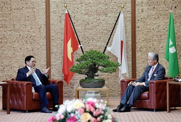 "Việt Nam mong muốn cùng Nhật Bản mở ra giai đoạn phát triển mới" | Chính trị | Vietnam+ (VietnamPlus) "Việt Nam mong muốn cùng Nhật Bản mở ra giai đoạn phát triển mới" | Chính trị | Vietnam+ (VietnamPlus)
