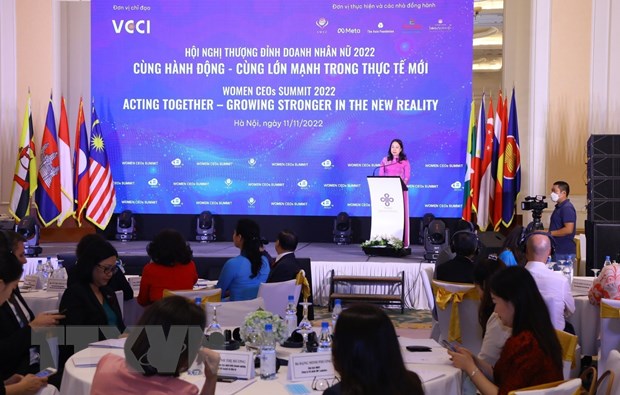 Hội nghị thượng đỉnh Doanh nhân nữ ASEAN 2022 tại Hà Nội hình ảnh 1 Hoi nghi thuong dinh Doanh nhan nu ASEAN 2022 tai Ha Noi hinh anh 1