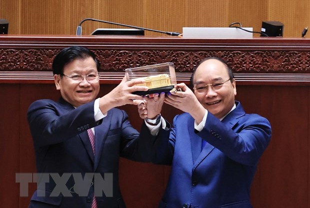 Điện mừng Quốc khánh nước Cộng hòa dân chủ nhân dân Lào hình ảnh 1 Dien mung Quoc khanh nuoc Cong hoa dan chu nhan dan Lao hinh anh 1