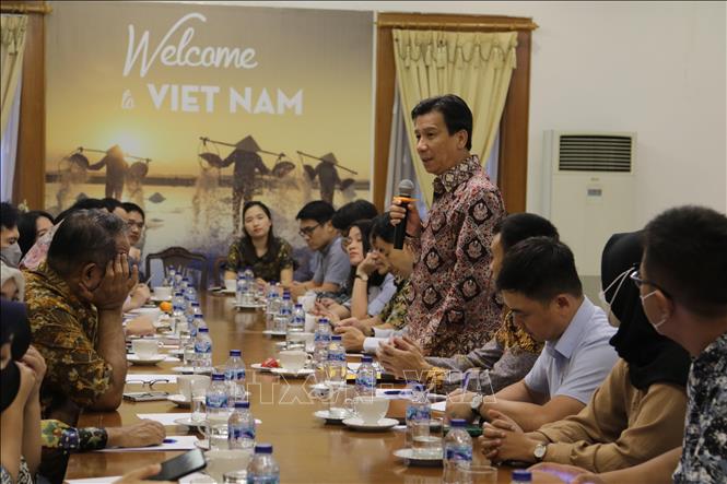 Đại sứ Tạ Văn Thông: Quan hệ Việt Nam - Indonesia dựa trên những nền tảng rất vững chắc Chú thích ảnh