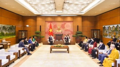 国会副主席阮德海会见柬埔寨驻越南大使