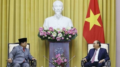 印度尼西亚国防部长普拉博沃·苏比安托（Prabowo Subianto）对越南进行正式访问