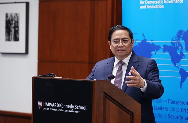越南政府总理范明政访问美国哈佛大学并发表讲话 越南政府总理范明政访问美国哈佛大学并发表讲话