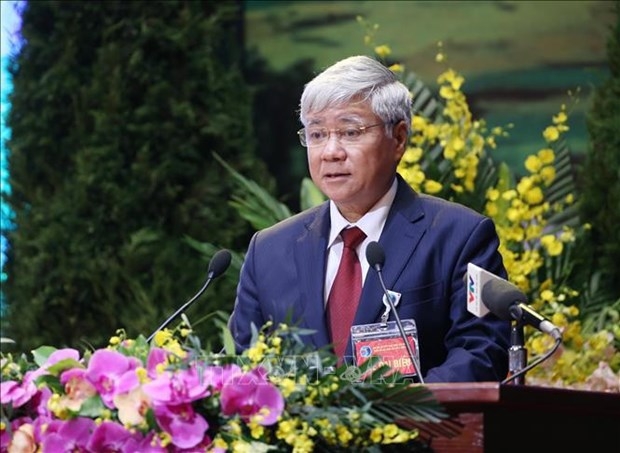 越共中央书记处书记、越南祖国阵线中央委员会主席杜文战（图：越通社）