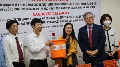 联合国人口基金驻越南向北江、北宁、胡志明市的妇女和女童提供帮扶