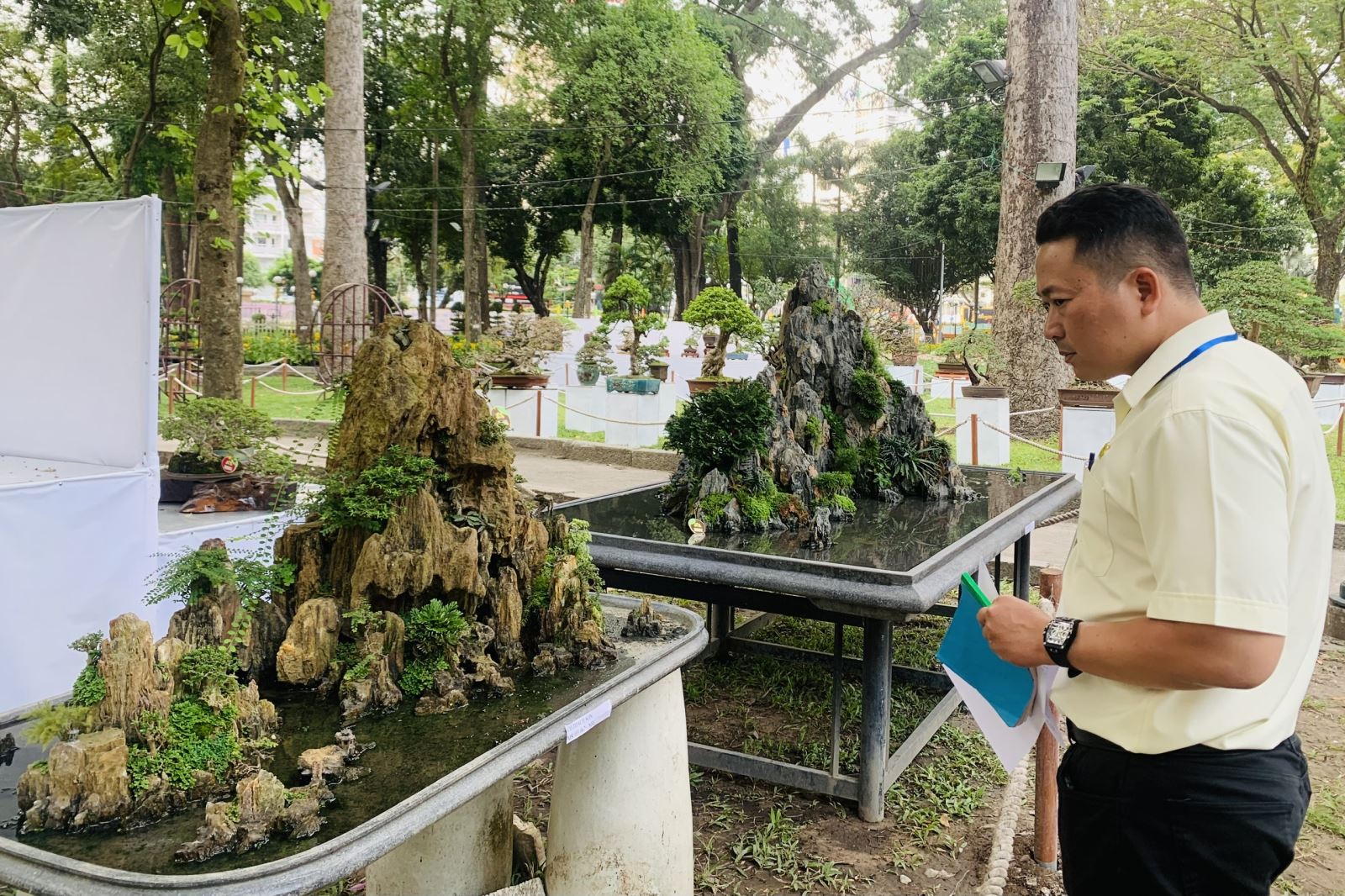 TP Hồ Chí Minh: Khai mạc Hội hoa Xuân Tao Đàn và chợ hoa Xuân Chú thích ảnh
