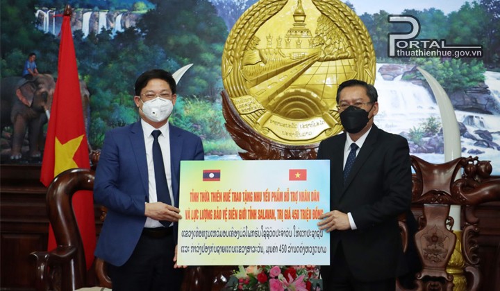 Thúc đẩy hợp tác giữa hai tỉnh Thừa Thiên Huế và Salavan (Lào) Thúc đẩy hợp tác giữa hai tỉnh Thừa Thiên Huế và Salavan (Lào)