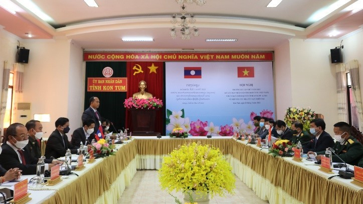 Phối hợp tổ chức diễn tập cứu hộ, cứu nạn trên tuyến biên giới Kon Tum và At-ta-pư (Lào) Phối hợp tổ chức diễn tập cứu hộ, cứu nạn trên tuyến biên giới Kon Tum và At-ta-pư (Lào)
