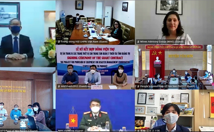 Nhật Bản viện trợ hơn 1,6 triệu USD cho 9 dự án tại nhiều tỉnh, thành ở Việt Nam Nhật Bản viện trợ hơn 1,6 triệu USD cho 9 dự án tại nhiều tỉnh, thành ở Việt Nam