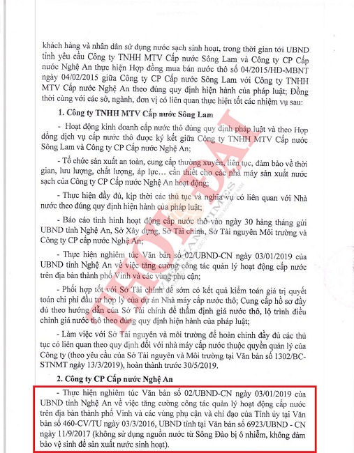 "Chống" lệnh UBND tỉnh, Công ty cấp nước Nghệ An ngang nhiên bơm nước sông Đào? tinh uy uy ban ra lenh cam cong ty cap nuoc nghe an van ngang nhien bom nuoc song dao