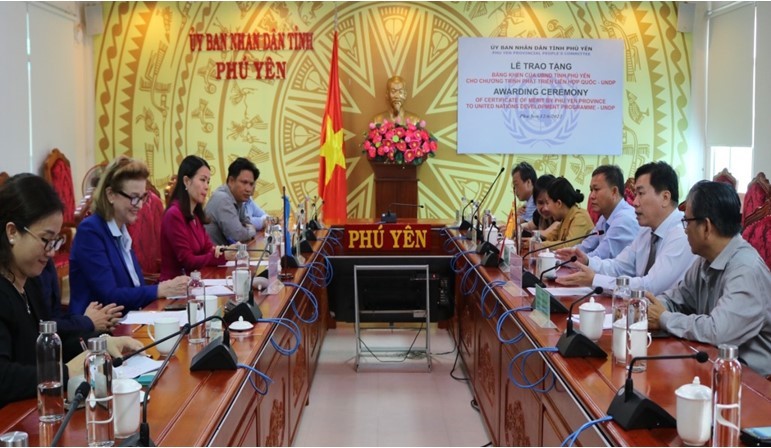 Phú Yên ghi nhận những đóng góp của UNDP tại địa phương Phú Yên ghi nhận những đóng góp của UNDP tại địa phương