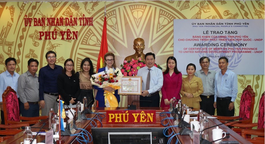 Phú Yên ghi nhận những đóng góp của UNDP tại địa phương Phú Yên ghi nhận những đóng góp của UNDP tại địa phương
