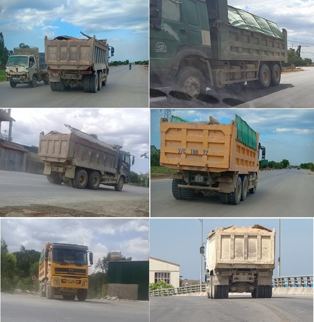 Nghệ An: Quốc lộ 46 oằn mình gánh đoàn xe có dấu hiệu quá khổ, quá tải? nghe an quoc lo 46 oan minh ganh hang doan xe co dau hieu qua kho qua tai