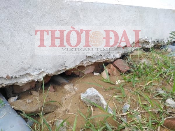 Nghệ An: Công trình hàng chục tỷ đồng chưa bàn giao đã có dấu hiệu xuống cấp nghe an cong trinh hang chuc ty dong chua ban giao da co dau hieu xuong cap