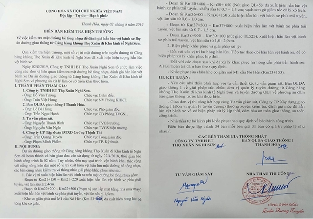 Thanh Hóa: Tuyến đường hơn 4 nghìn tỷ đồng mới đưa vào sử dụng đã xuống cấp? thanh hoa tuyen duong hon 4 nghin ty dong moi dua vao su dung da xuong cap