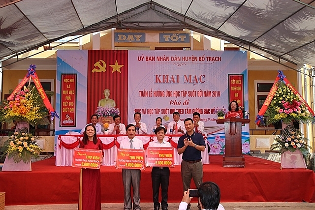 Quảng Bình: Phát động tuần lễ với chủ đề: “Đọc và học tập suốt đời theo tấm gương Bác Hồ vĩ đại” quang binh phat dong tuan le voi chu de doc va hoc tap suot doi theo tam guong bac ho vi dai