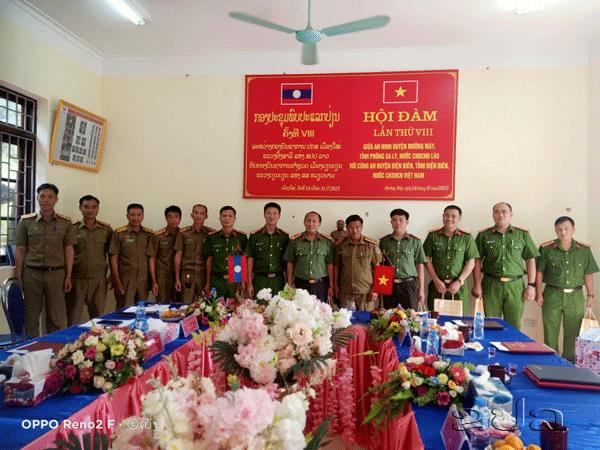 ກອງປະຊຸມພົບປະແລກປ່ຽນປະຈຳປີລະຫວ່າງຕຳຫຼວດເມືອງ ເມືອງໃໝ່ (ແຂວງ ຜົ້ງສາລີ, ລາວ) ແລະ ຕຳຫຼວດເມືອງ ດ້ຽນບຽນ