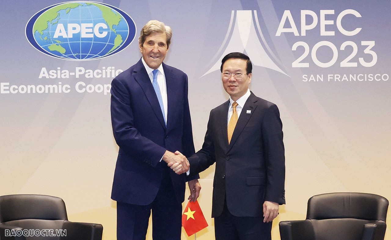 ປີ APEC 2023: ຫວຽດນາມ - ອາເມລິກາ ຊຸກຍູ້ການຮ່ວມມືໃນການຮັບມືກ່ຽວກັບການປ່ຽນແປງຂອງດິນຟ້າອາກາດ ແລະ ການຫັນປ່ຽນພະລັງງານ ປີ APEC 2023: ຫວຽດນາມ - ອາເມລິກາ ຊຸກຍູ້ການຮ່ວມມືໃນການຮັບມືກ່ຽວກັບການປ່ຽນແປງຂອງດິນຟ້າອາກາດ ແລະ ການຫັນປ່ຽນພະລັງງານ