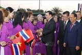 ທ່ານປະທານສະພາແຫ່ງຊາດ ຫວຽດນາມ ເຫວືອງດິງເຫ້ວ ໄດ້ພົບປະກັບປະຊາຄົມຊາວ ຫວຽດນາມ ຢູ່ ໄທ