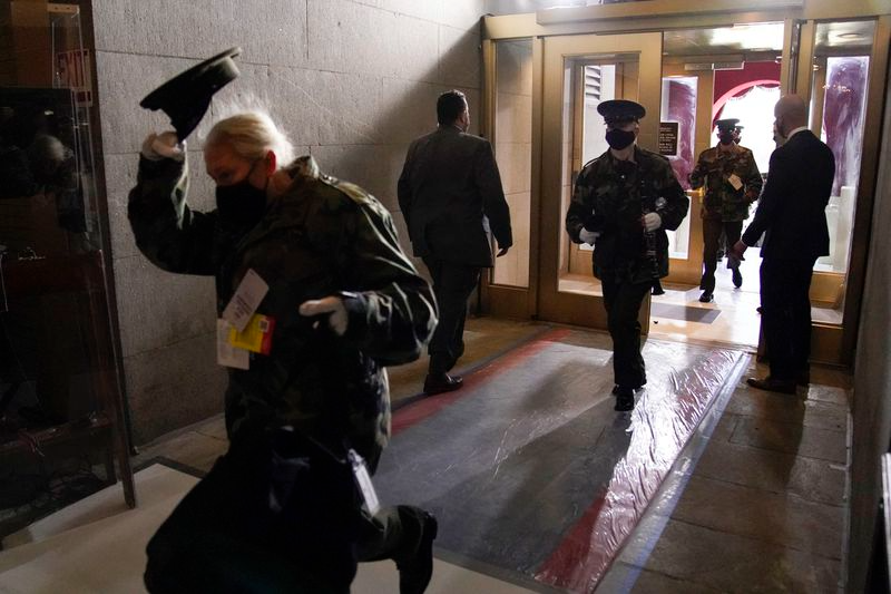 bidens inauguration rehearsal got evacuated after fire alarm near us capitol