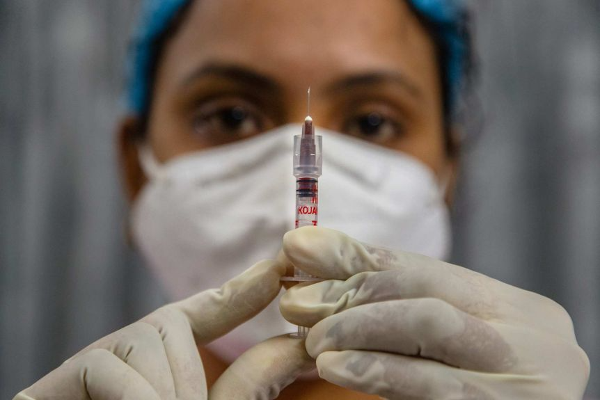 India has been testing its cold storage and transportation arrangements ahead of the mass vaccine rollout, according to the health ministry.(AP: Anupam Nath) 2028 13062658 3x2 xlarge