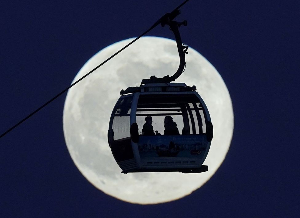 Wolf Moon - The First Full Moon of 2022 Shining Up The Sky Wolf Moon - The First Full Moon of 2022 Shining Up The Sky