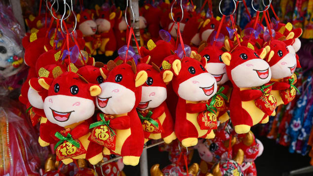 February 12, 2021, marks the beginning of the Year of the Ox. ROSLAN RAHMAN/AFP/AFP via Getty Images 5650 cdncnn