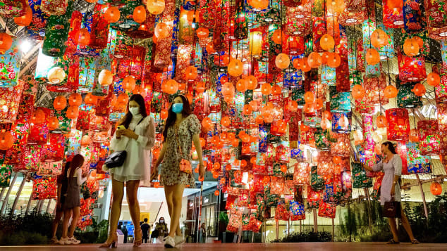 Lunar New Year decorations in Bangkok, Thailand. MLADEN ANTONOV/AFP/AFP via Getty Images 5911 cdncnn