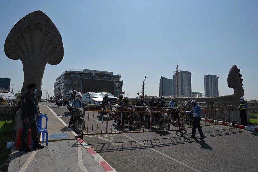 The kingdom has so far fared well in tackling the virus and life in the capital Phnom Penh has largely returned to normal.PHOTO: AFP 4045 ak ppcov 2002