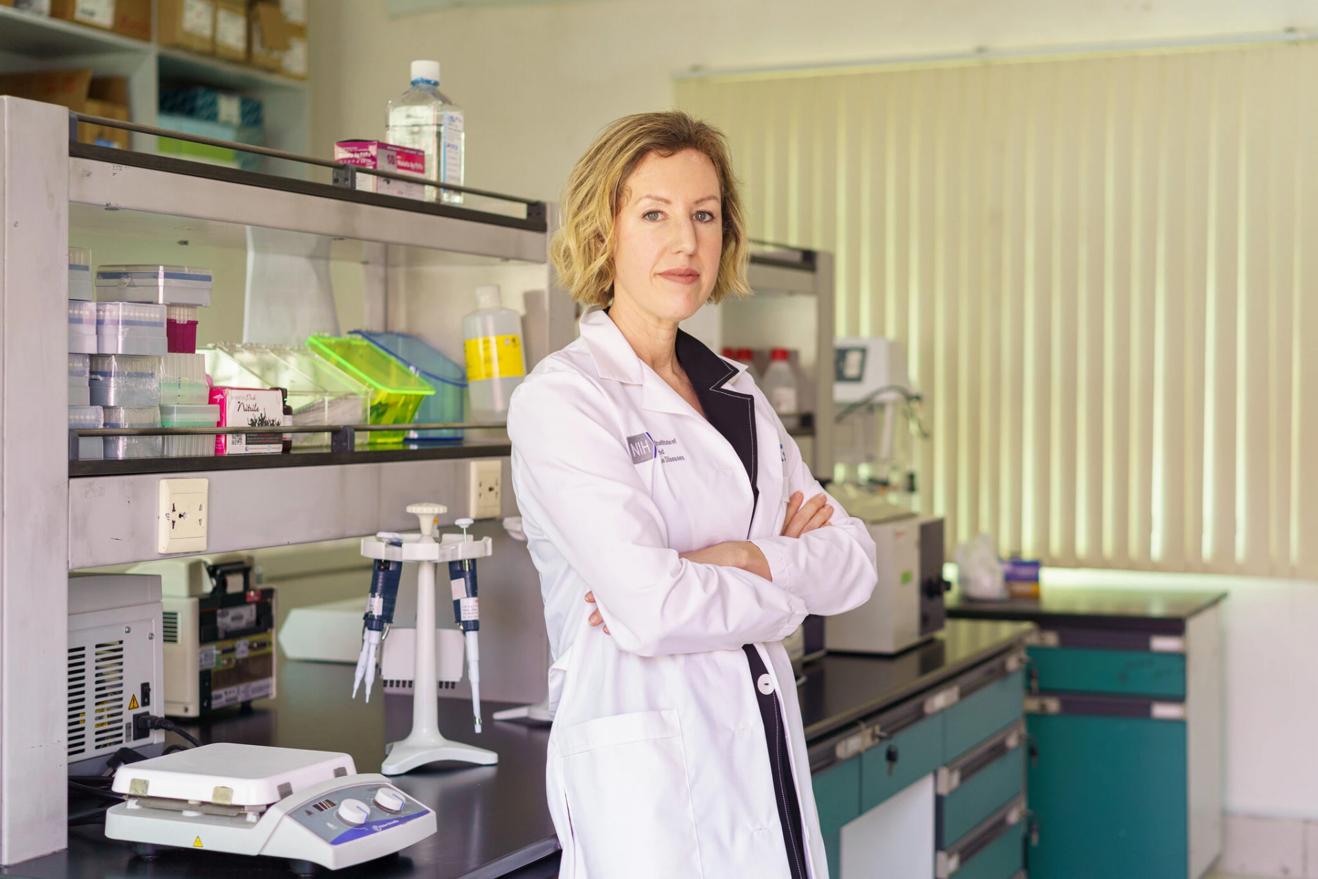 Dr. Jessica Manning last week in her laboratory inside the National Center for Parasitology, Entomology and Malaria Control in Phnom Penh, Cambodia.Credit...Thomas Cristofoletti for The New York Times 4713 merlin 183546756 31ccd8fd ff62 43df affc 54fa15f7f0fa superjumbo