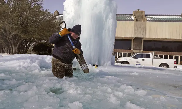 climate change and artic heat the reasons behind snowstorm in texas