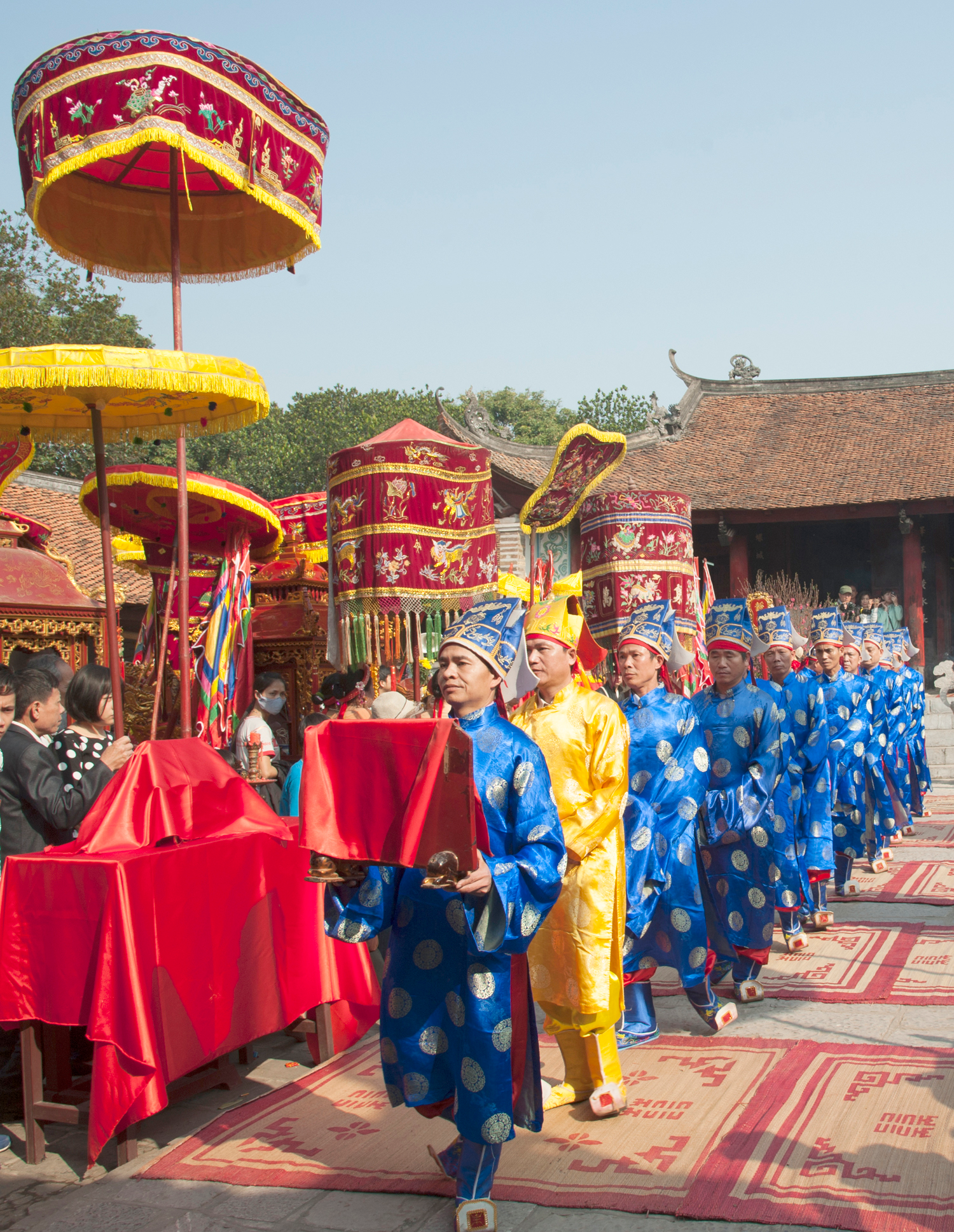 A traditional ritual performed at Co Loa Festival (Photo: Vietnamnet) 5634 acoloa06