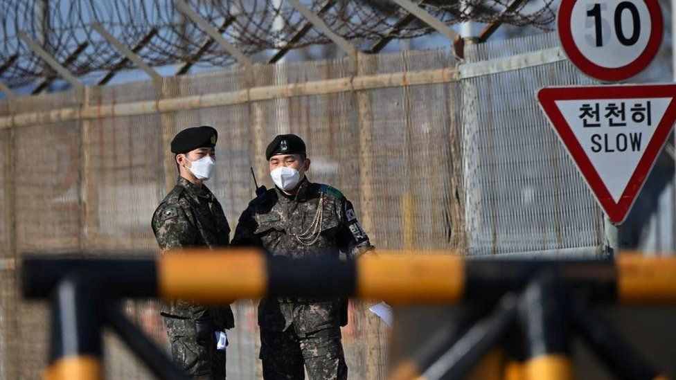 Getting through the demilitarised zone (DMZ) to defect is rare and dangerous (Photo: Getty Images) 1003117161476 gettyimages 1230132447