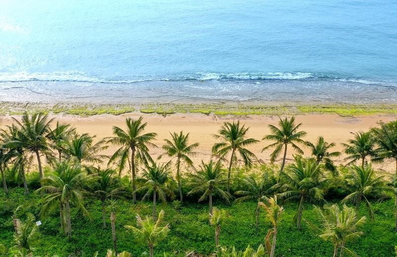 A check-in corner of Hai Giang Island. Photo: Nguoi Dua Tin A check-in corner of Hai Giang Island. Photo: Nguoi Dua Tin