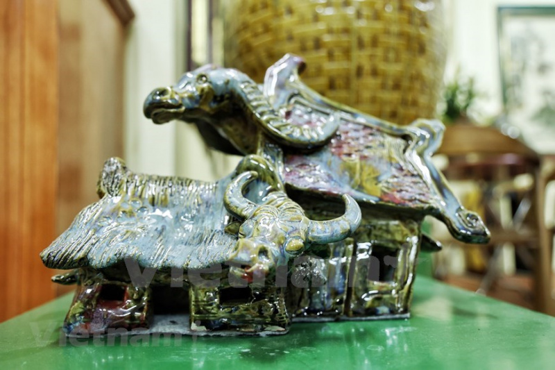Vietnamese artisan features traditional culture through ceramic buffalo sculptures 3416-b85b4e654da38d48ad5d1aff39d7d7aa