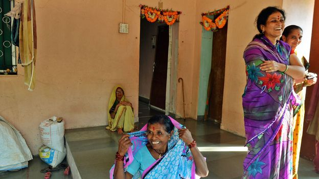 Villagers do not feel unsafe having no doors on their homes (Credit: Swati Jain) Villagers do not feel unsafe having no doors on their homes (Credit: Swati Jain)