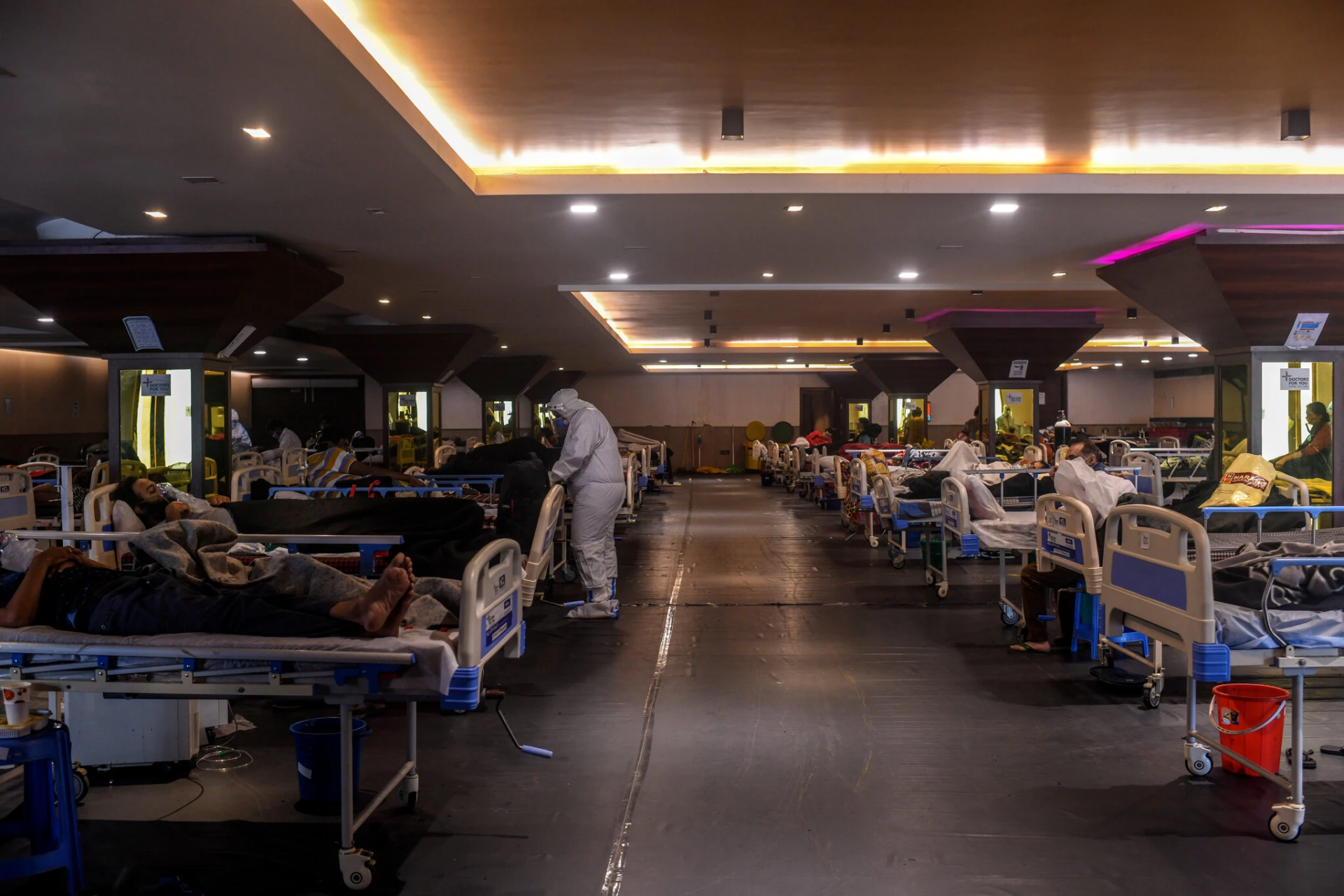 A makeshift Covid-19 care facility in Delhi in late April.Credit...Atul Loke for The New York Times A makeshift Covid-19 care facility in Delhi in late April.Credit...Atul Loke for The New York Times