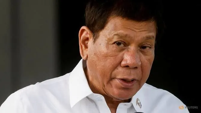 Philippine President Rodrigo Duterte speaks at Villamor Air Base in Pasay, Metro Manila, Philippines, Feb 28, 2021. (Photo: REUTERS/Eloisa Lopez) Philippine President Rodrigo Duterte speaks at Villamor Air Base in Pasay, Metro Manila, Philippines, Feb 28, 2021. (Photo: REUTERS/Eloisa Lopez)