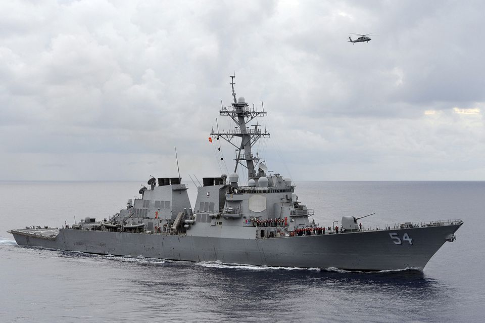The U.S. Navy guided-missile destroyer USS Curtis Wilbur patrols in the Philippine Sea in this August 15, 2013 file photo. REUTERS/U.S. Navy/Mass Communication Specialist 3rd Class Declan Barnes/Handout via Reuters/Files The U.S. Navy guided-missile destroyer USS Curtis Wilbur patrols in the Philippine Sea in this August 15, 2013 file photo. REUTERS/U.S. Navy/Mass Communication Specialist 3rd Class Declan Barnes/Handout via Reuters/Files