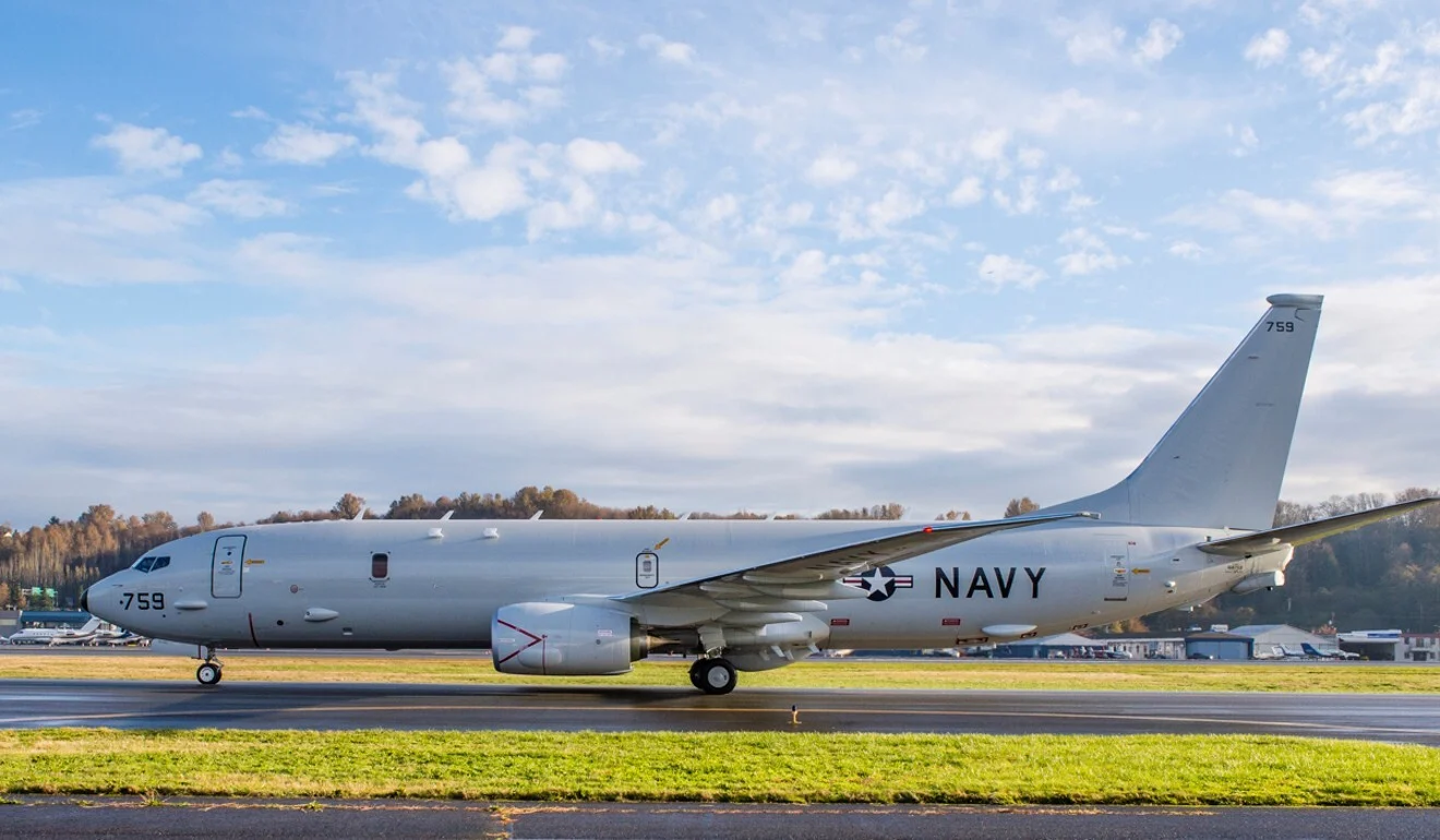 US military planes were said to have flown over the South China Sea as the warship was in the Taiwan Strait. Photo: AFP US military planes were said to have flown over the South China Sea as the warship was in the Taiwan Strait. Photo: AFP