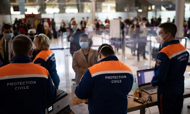 Passengers arriving at Roissy Charles de Gaulle airport near Paris in April. From Tuesday, a system will be ready to allow member states to issue a digital Covid passport to citizens proving their status and freeing them up to travel. Photograph: Ian Langsdon/AFP/Getty Images Passengers arriving at Roissy Charles de Gaulle airport near Paris in April. From Tuesday, a system will be ready to allow member states to issue a digital Covid passport to citizens proving their status and freeing them up to travel. Photograph: Ian Langsdon/AFP/Getty Images